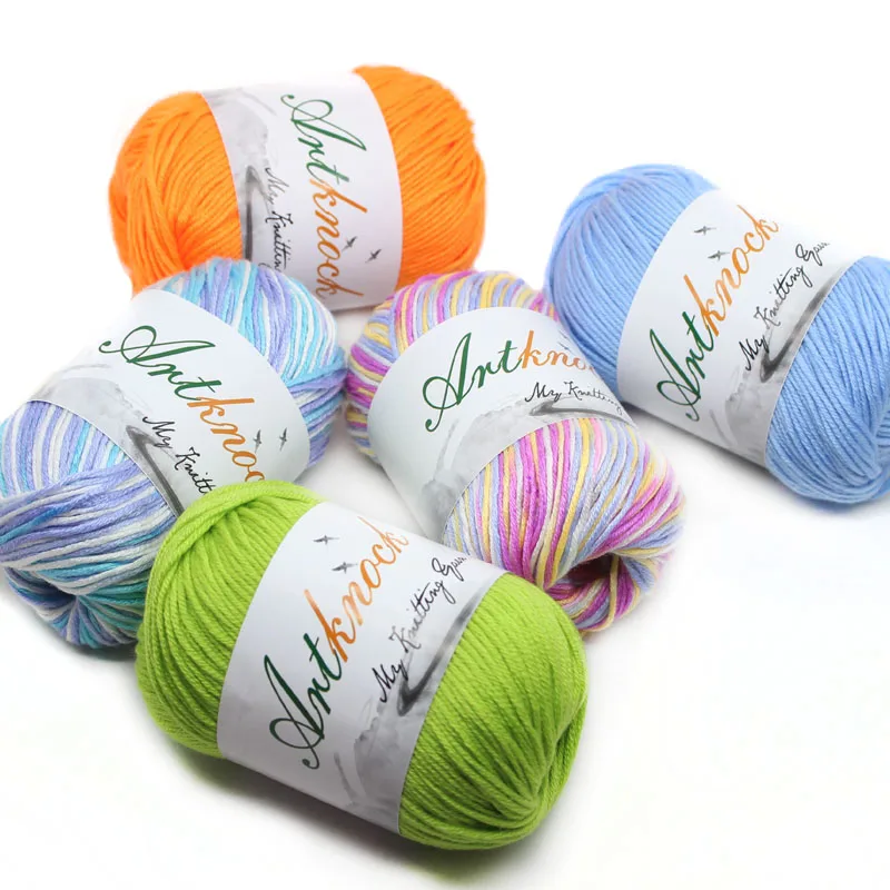 1pc=50grams Blended Wool Yarn for Knitting Doll Sweater Beautiful Nami 50g/pc | Дом и сад