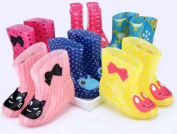 New Children Spring Autumn Winter Boys Girls Baby Kids Rhino Candy Color with Frog Cat Rabbit Rain Boots Waterproof Shoe
New Children Spring Autumn Winter Boys Girls Baby Kids Rhino Candy Color with Frog Cat Rabbit Rain Boots Waterproof Shoe