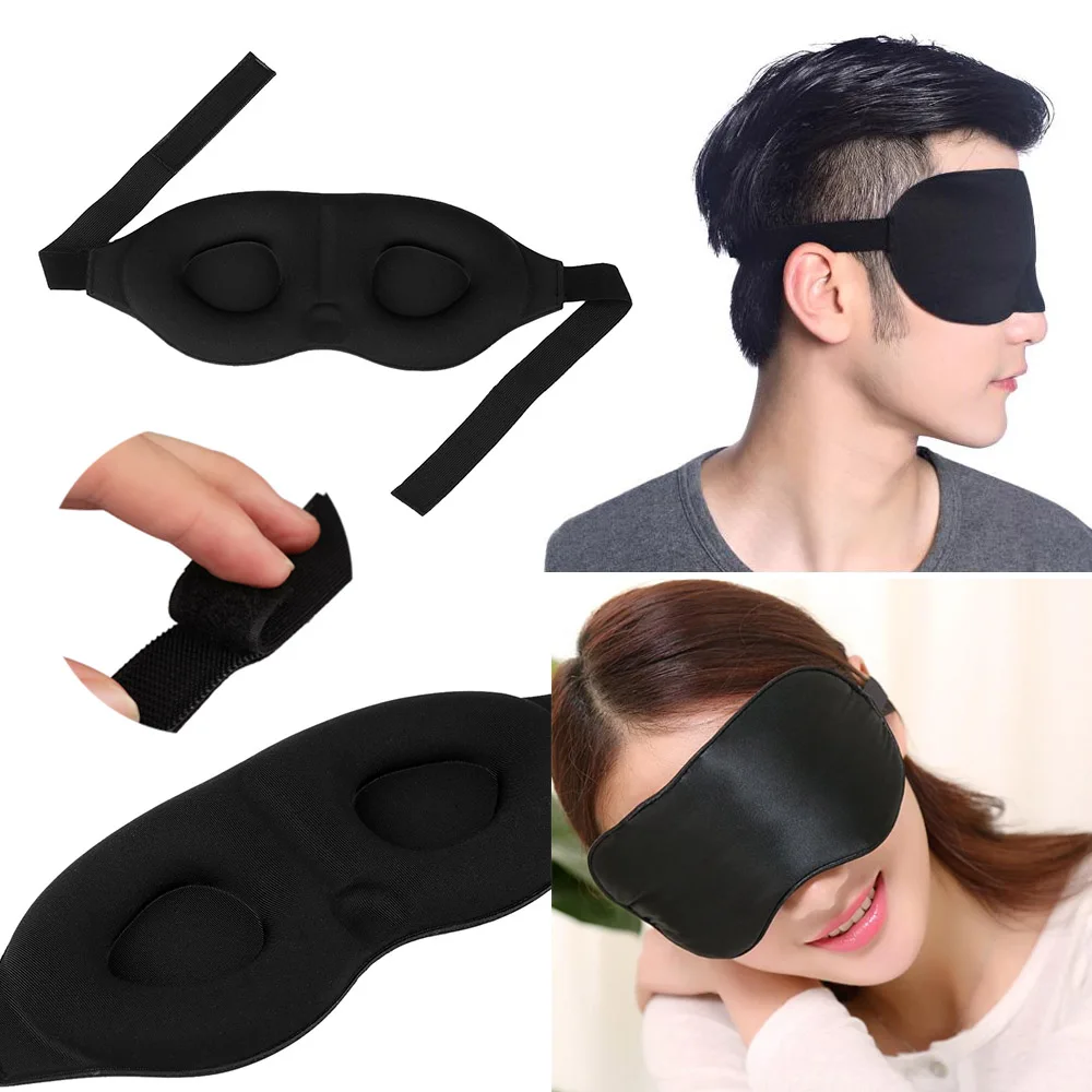 1 PC Portable Black Soft Sponge Goggles Eye Mask Shade Cover Nap Blindfold Sleeping Travel Relax 3D Memory Foam Eye Mask
1 PC Portable Black Soft Sponge Goggles Eye Mask Shade Cover Nap Blindfold Sleeping Travel Relax 3D Memory Foam Eye Mask