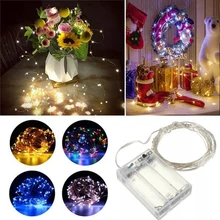 LED String lights Silver Wire Flexible Fairy String Night Lights For Garland Home Christmas Wedding Party Holidays Lights
LED String lights Silver Wire Flexible Fairy String Night Lights For Garland Home Christmas Wedding Party Holidays Lights