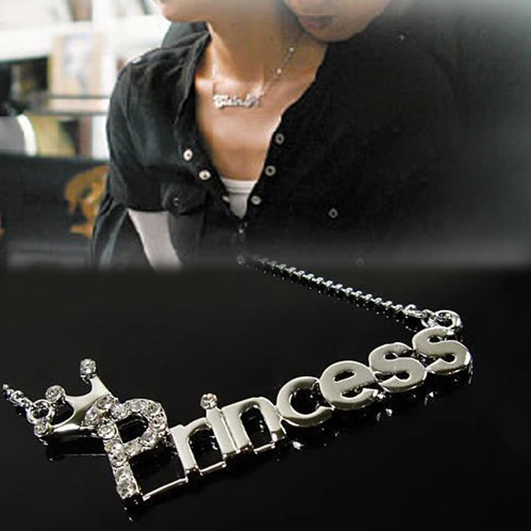 2016 Hot Selling Charming Jewelry Accessories Rhinestones Inlaid Princess Pattern Pendant Necklace Silver Plated
2016 Hot Selling Charming Jewelry Accessories Rhinestones Inlaid Princess Pattern Pendant Necklace Silver Plated