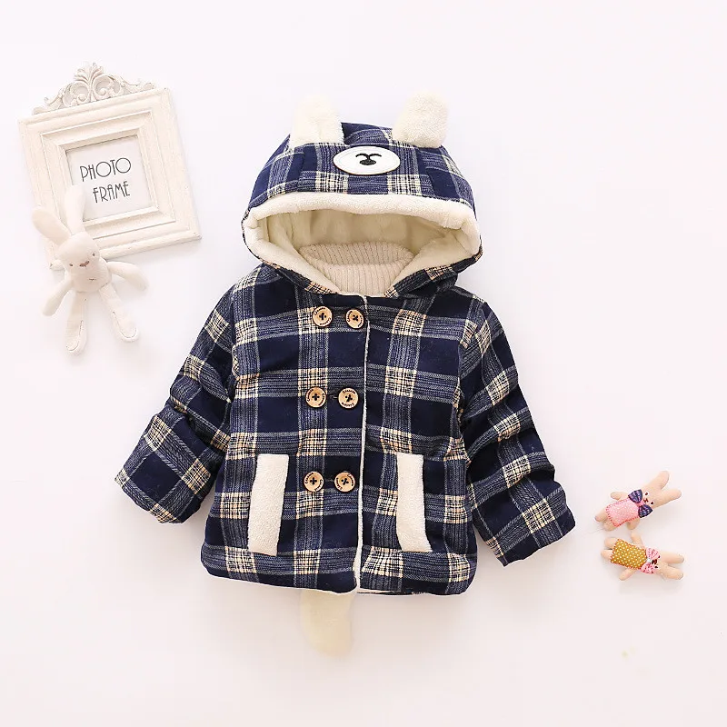 New Baby Winter Outerwear Coat Baby Boys Fashion Rabbit Ear Plaid Warm Jackets Velvet Thickening Snowsuit Coat
New Baby Winter Outerwear Coat Baby Boys Fashion Rabbit Ear Plaid Warm Jackets Velvet Thickening Snowsuit Coat