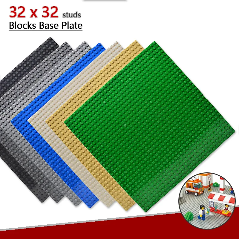 Base Plates 32x32 in Studs Fits for MOC Building Blocks Single Sale Baseplate Designed for Good Gifts Toys for Children
Base Plates 32x32 in Studs Fits for MOC Building Blocks Single Sale Baseplate Designed for Good Gifts Toys for Children