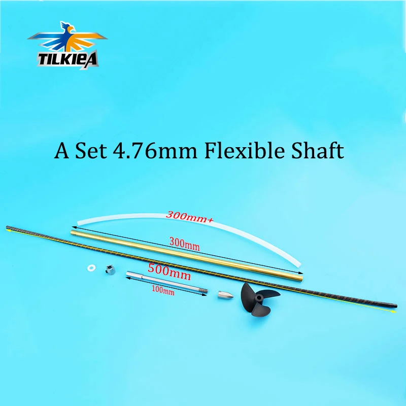 A set 4.76mm 3/16'' Flexible Shaft High Quality Flexible Axle Flex Cable Assembly For RC Boat
A set 4.76mm 3/16'' Flexible Shaft High Quality Flexible Axle Flex Cable Assembly For RC Boat
