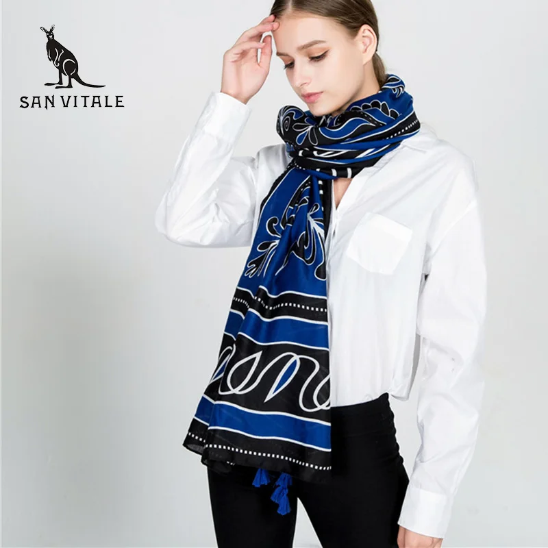 SAN VITALE Scarves Women Shawls Winter Warm Scarf Luxury Brand Soft Fashion Wraps Wool Cashmere Chiffon Islamic Clothing Hijab
SAN VITALE Scarves Women Shawls Winter Warm Scarf Luxury Brand Soft Fashion Wraps Wool Cashmere Chiffon Islamic Clothing Hijab