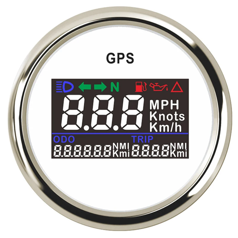 52mm GPS Speedometer for Car Boat Motorcycle Digital Speedometer 0~999 Knots MPH Km/h Adjustable Gauge With Backlight
52mm GPS Speedometer for Car Boat Motorcycle Digital Speedometer 0~999 Knots MPH Km/h Adjustable Gauge With Backlight