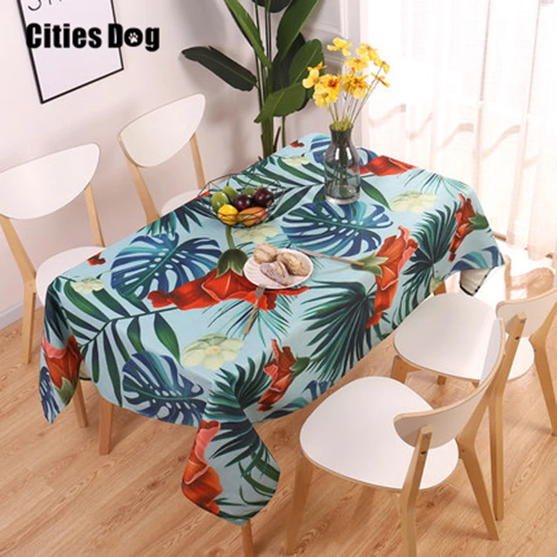 Tropical Plants Pattern Cotton Linen Tablecloths Decorative Home Decor Table Cloth High Quality tablecloth Cover
Tropical Plants Pattern Cotton Linen Tablecloths Decorative Home Decor Table Cloth High Quality tablecloth Cover