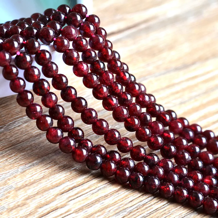(Grade AA)Round Garnet Beads Natural Stone Beads Strand 15" Size 3.5mm 4.5mm 5mm 6mm 7mm For Jewelry Making
(Grade AA)Round Garnet Beads Natural Stone Beads Strand 15" Size 3.5mm 4.5mm 5mm 6mm 7mm For Jewelry Making