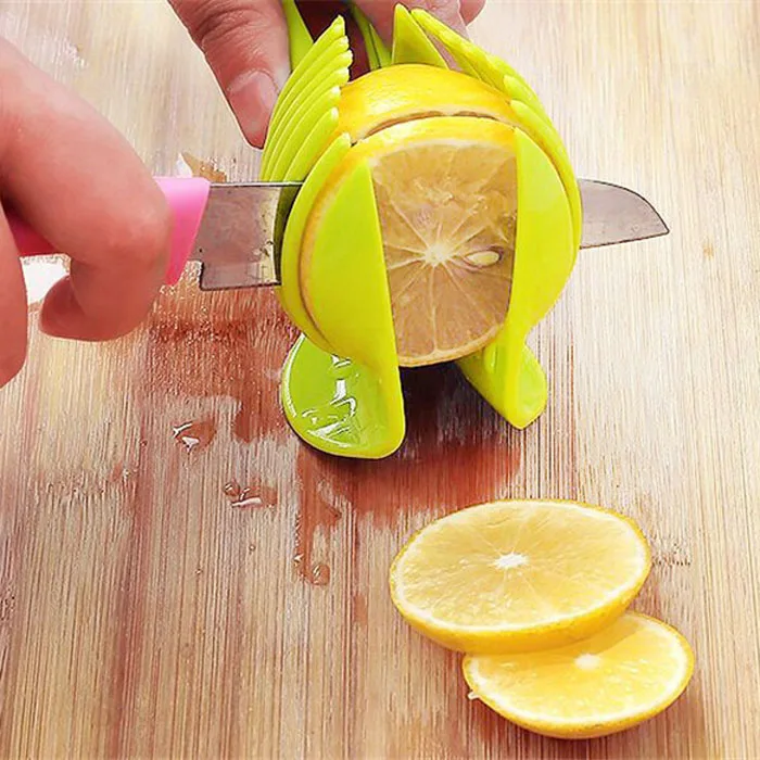 1Pc Hand-held Lemon Onion Tomato Fruit Slicer Chopper Cutter Food Clips Kitchen Cooking Tools Green P31
1Pc Hand-held Lemon Onion Tomato Fruit Slicer Chopper Cutter Food Clips Kitchen Cooking Tools Green P31