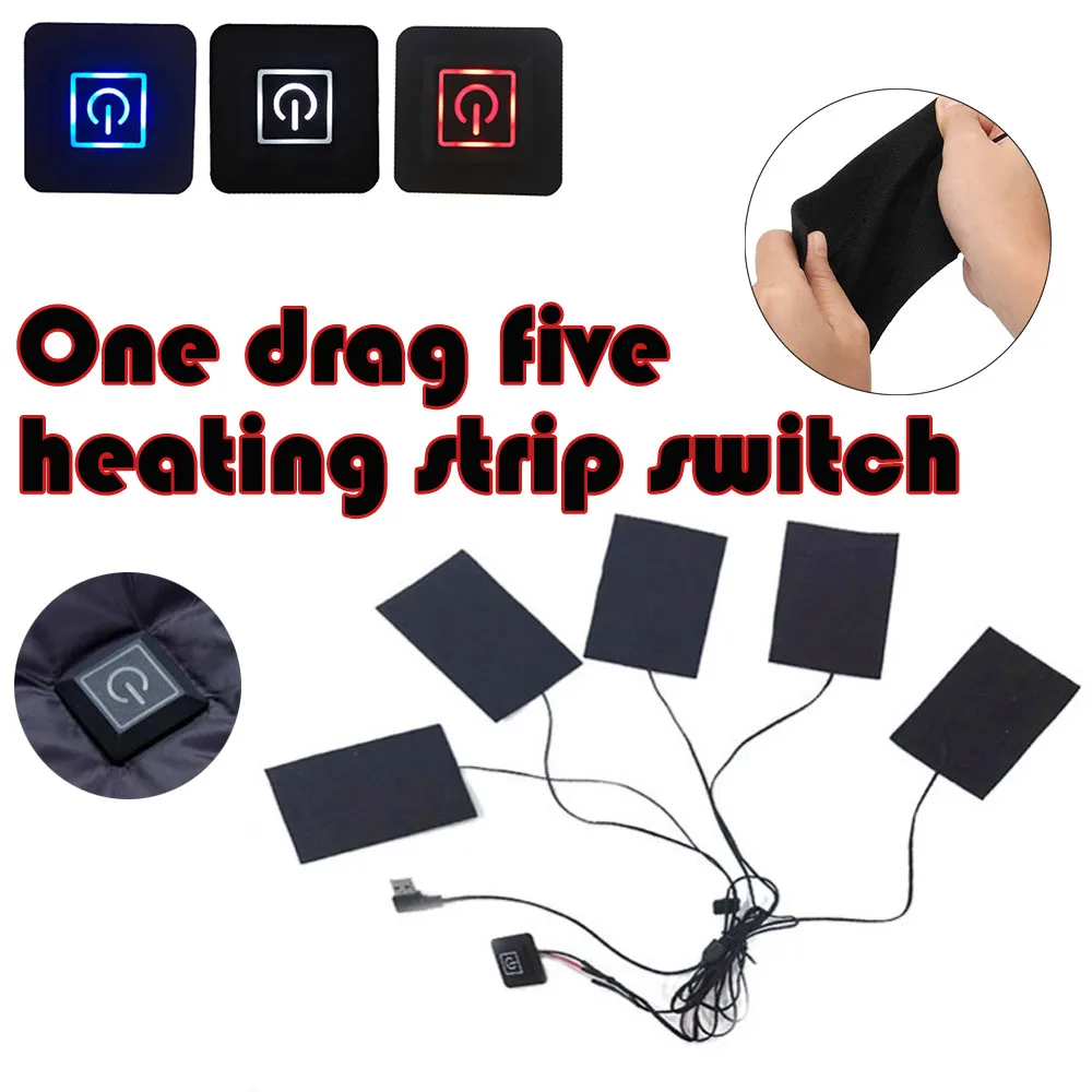 1 Set Electric Heating Pads 8.5W Thermal Clothes Warmer Heated Jacket Mobile Warming Gear Switch For DIY Heated Clothing
1 Set Electric Heating Pads 8.5W Thermal Clothes Warmer Heated Jacket Mobile Warming Gear Switch For DIY Heated Clothing