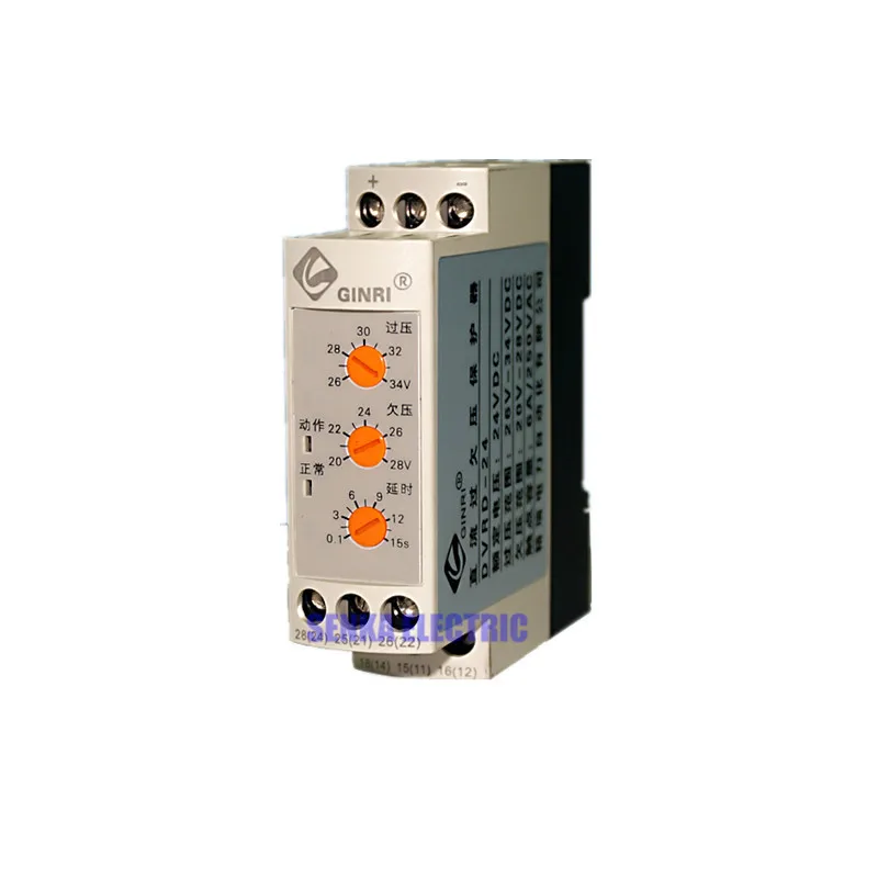 DVRD Overvoltage Undervoltage Protector DC LED Relay Motor Overvoltage Protector DC12V DC24V DC36V DC48V
DVRD Overvoltage Undervoltage Protector DC LED Relay Motor Overvoltage Protector DC12V DC24V DC36V DC48V