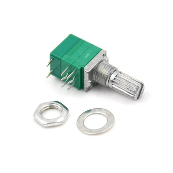 1pcs 8pin RV097NS Dual Potentiometer B50K With Switch Audio / Power Amplifier / Sealing Potentiometer
1pcs 8pin RV097NS Dual Potentiometer B50K With Switch Audio / Power Amplifier / Sealing Potentiometer