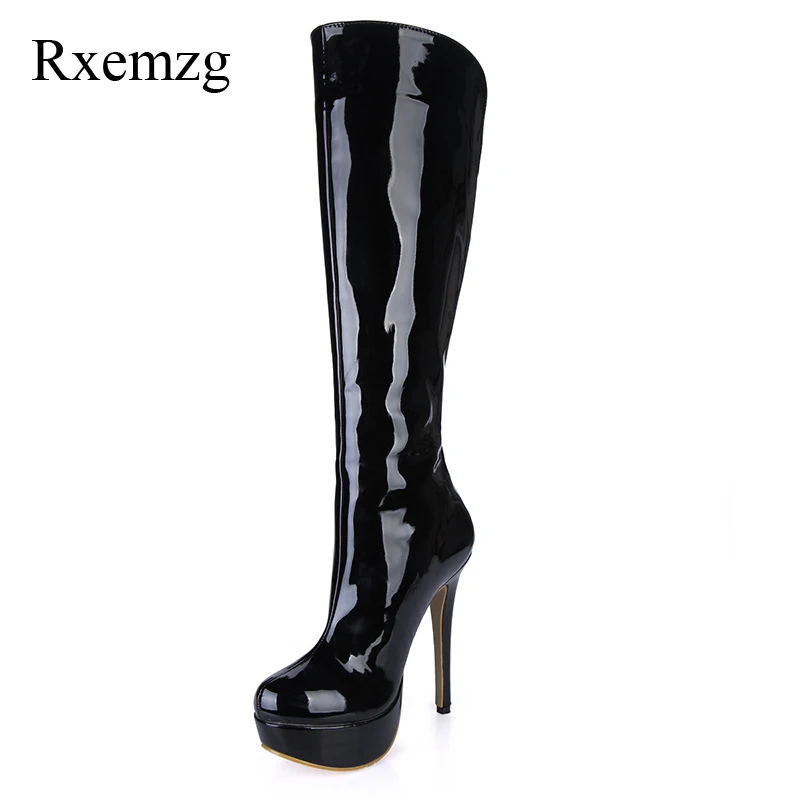 Rxemzg winter boots women zipper fashion platform long boots thin heels shoes woman knee-high patent leather motorcycle boots
Rxemzg winter boots women zipper fashion platform long boots thin heels shoes woman knee-high patent leather motorcycle boots