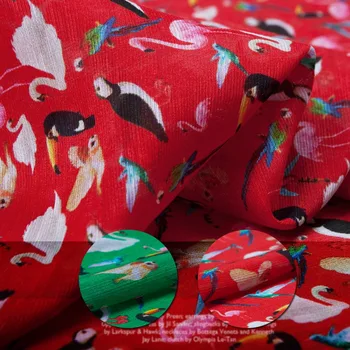Silk Linen Blend Fabric,Bird Animal Prints,Slight Drape,Sculpture Stripes Texture,Red,Green,Sewing,Fashion Dress,Shirt Fabric
Silk Linen Blend Fabric,Bird Animal Prints,Slight Drape,Sculpture Stripes Texture,Red,Green,Sewing,Fashion Dress,Shirt Fabric