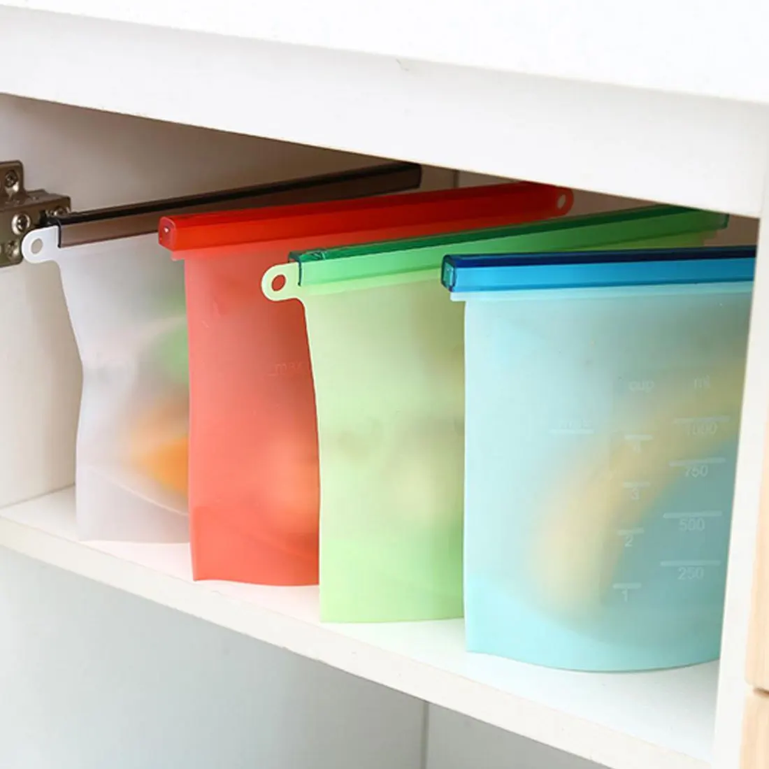 Reusable Silicone Vacuum Seal Food Fresh Bag Fruit Meat Milk Storage Containers Refrigerator Bag Zip lock Kitchen Organizer
Reusable Silicone Vacuum Seal Food Fresh Bag Fruit Meat Milk Storage Containers Refrigerator Bag Zip lock Kitchen Organizer