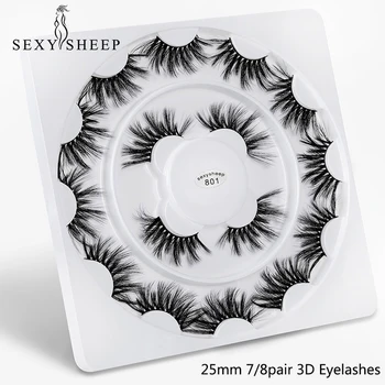 5/8pairs Faux 3D Mink Lashes Natural Long False Eyelashes 100% Handmade Fake Lashes Makeup Reusable Extension Eyelashes cilios
5/8pairs Faux 3D Mink Lashes Natural Long False Eyelashes 100% Handmade Fake Lashes Makeup Reusable Extension Eyelashes cilios