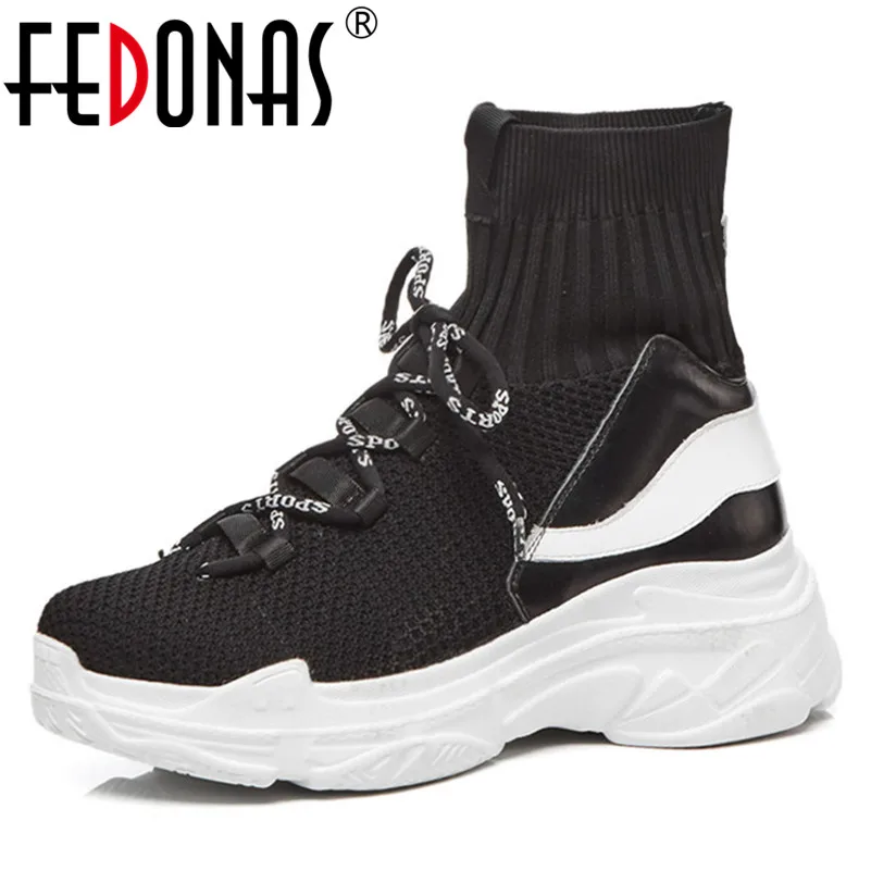 FEDONAS New Women Platforms Autumn Winter Socks Boots Slip On Party Dancing Shoes Woman New Round Toe Causual Shoes Ladies Boots
FEDONAS New Women Platforms Autumn Winter Socks Boots Slip On Party Dancing Shoes Woman New Round Toe Causual Shoes Ladies Boots