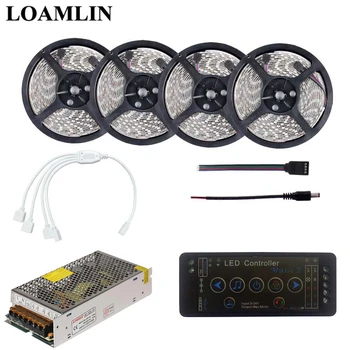 SMD2835/3528 RGB Led Flexible Strip Light With Music 3 Led Controller Power Transformer Kit 5M 10M 15M 20M
SMD2835/3528 RGB Led Flexible Strip Light With Music 3 Led Controller Power Transformer Kit 5M 10M 15M 20M
