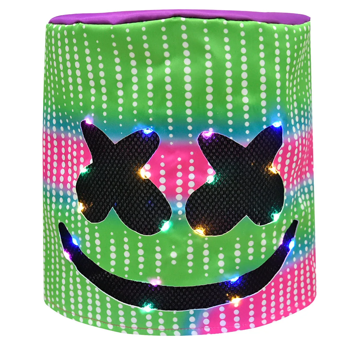 New COS Electric Syllable DJ Marshmallow Children's Game Show Color Clothing Props Mask LED with Lights Mask
New COS Electric Syllable DJ Marshmallow Children's Game Show Color Clothing Props Mask LED with Lights Mask