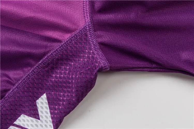 11 New Find the Womens Sports Wear MTB Bike Clothing Purple Fashion Summer Cycling Jersey Short Sleeve with bib pants breathable (12)
