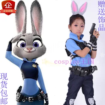 Crazy Animals City Anime Judy Jodi Rabbit Nick Role Play Children's Stage Performance Costume Halloween Carrot Record Pencosplay
Crazy Animals City Anime Judy Jodi Rabbit Nick Role Play Children's Stage Performance Costume Halloween Carrot Record Pencosplay