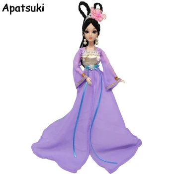 Purple Doll Clothes Cosplay Clothes For Barbie Doll 1/6 Traditional Chinese Ancient Beauty Costume Party Dress Evening Dresses
Purple Doll Clothes Cosplay Clothes For Barbie Doll 1/6 Traditional Chinese Ancient Beauty Costume Party Dress Evening Dresses
