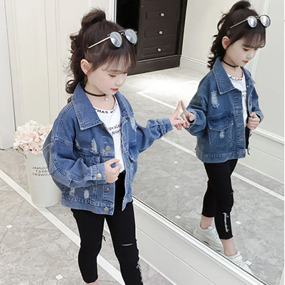 Spring Autumn For 3t-13 Year 2019 Baby Girls Long Sleeve Denim Coat Jacket Floral Pattern Casual Cute Girls Clothes Outerwear
Spring Autumn For 3t-13 Year 2019 Baby Girls Long Sleeve Denim Coat Jacket Floral Pattern Casual Cute Girls Clothes Outerwear