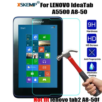 XSKEMP 9H Real Tempered Glass Protective Guard For Lenovo IdeaTab A8-50 A5500 8" Ultra Clear Tablet PC LCD Screen Protector Film
XSKEMP 9H Real Tempered Glass Protective Guard For Lenovo IdeaTab A8-50 A5500 8" Ultra Clear Tablet PC LCD Screen Protector Film