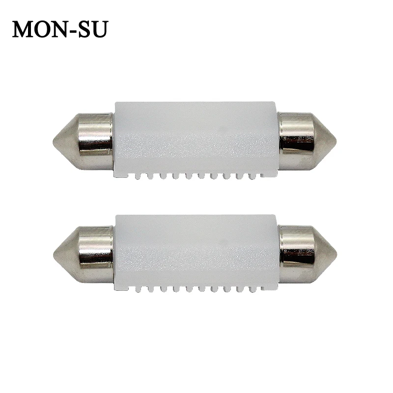 MON-SU 2pcs C5W 31mm 36mm 39mm 41mm Ceramic Festoon Auto 3030 Brighter Led door Lights Dome Lamp Bulbs White DC12V
MON-SU 2pcs C5W 31mm 36mm 39mm 41mm Ceramic Festoon Auto 3030 Brighter Led door Lights Dome Lamp Bulbs White DC12V
