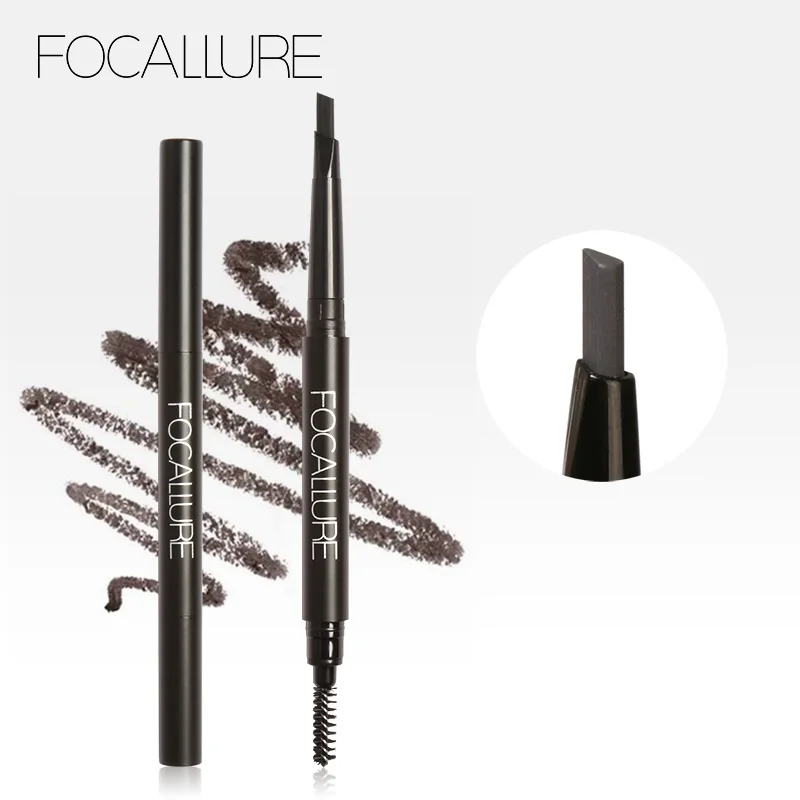Focallure 12pcs/Lot Double-end Eyebrow Pencil with Brush 3 Colors Natural Eye Liner Makeup Tools Beauty Brown Eye brow Enhancer
Focallure 12pcs/Lot Double-end Eyebrow Pencil with Brush 3 Colors Natural Eye Liner Makeup Tools Beauty Brown Eye brow Enhancer