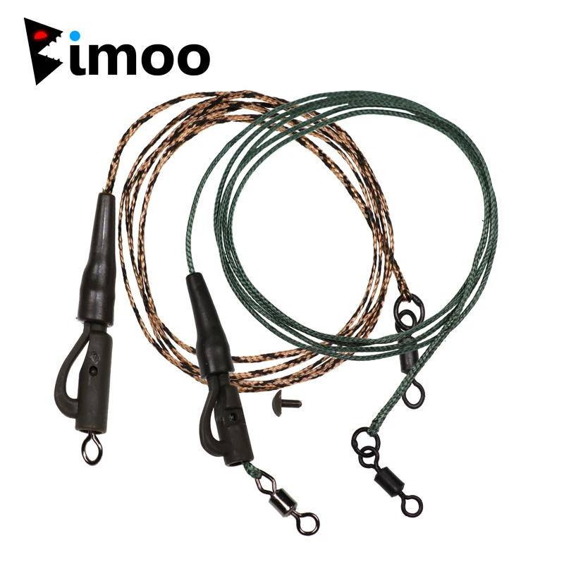 Bimoo 1PC 45LB Ready Made Carp Fishing Leader Rig Line Combi Rig Safty Clip Helicopter Rig Free Running Rig Hollow & Lead Core
Bimoo 1PC 45LB Ready Made Carp Fishing Leader Rig Line Combi Rig Safty Clip Helicopter Rig Free Running Rig Hollow & Lead Core