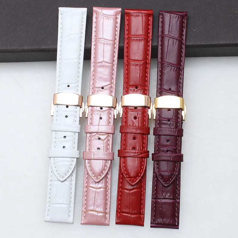 14mm 16mm 18mm 20mm 22mm Butterfly Buckle Strap Leather Strap Watch Strap Women's Leather Watch Chain
14mm 16mm 18mm 20mm 22mm Butterfly Buckle Strap Leather Strap Watch Strap Women's Leather Watch Chain