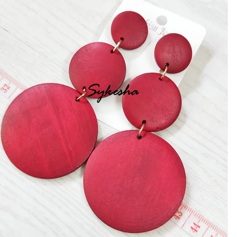2019 Newest Vintage Long Round Wooden Earrings For Women 3 Size Round Circle Big Statement Earrings Jewelry Accessories
2019 Newest Vintage Long Round Wooden Earrings For Women 3 Size Round Circle Big Statement Earrings Jewelry Accessories