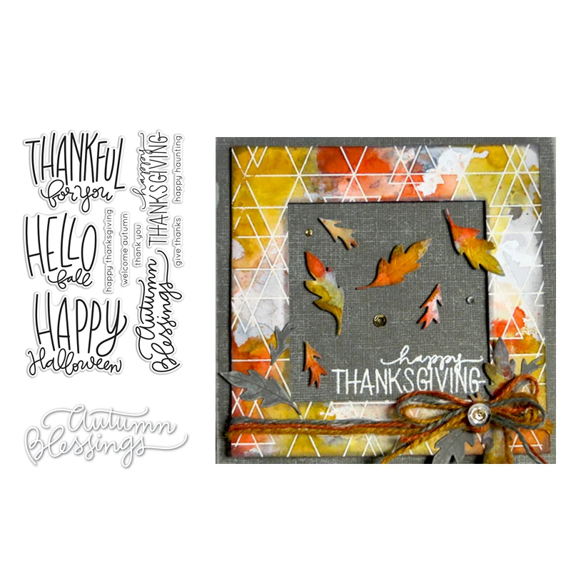 AUTUMN GREETINGS Stamps and Cutting Dies Metal Cutting Dies and stamps DIY Scrapbooking Card Stencil Paper Craft Handmade
AUTUMN GREETINGS Stamps and Cutting Dies Metal Cutting Dies and stamps DIY Scrapbooking Card Stencil Paper Craft Handmade