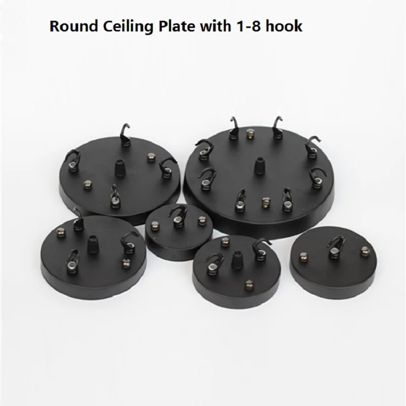 Round Ceiling Plate Lamp Circle Ceiling Plate with hooks Multi Chandeliers Base DIY Lamp Accessories For Rope Pendant Light 8,1
Round Ceiling Plate Lamp Circle Ceiling Plate with hooks Multi Chandeliers Base DIY Lamp Accessories For Rope Pendant Light 8,1