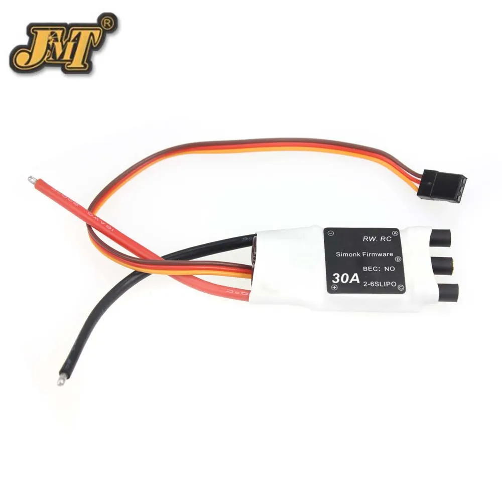 JMT 30A OPTO SimonK 2-6S Lipo ESC Mini Speed Controller for DIY RC Multicopter 350/450/550/680 Quadcopter
JMT 30A OPTO SimonK 2-6S Lipo ESC Mini Speed Controller for DIY RC Multicopter 350/450/550/680 Quadcopter
