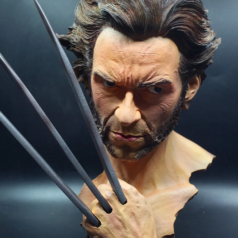 Cool X-MEN Three colors of Wrongler Hugh Jackman Imitation Copper Statue Bust Decoration Model Birthday Gift
Cool X-MEN Three colors of Wrongler Hugh Jackman Imitation Copper Statue Bust Decoration Model Birthday Gift