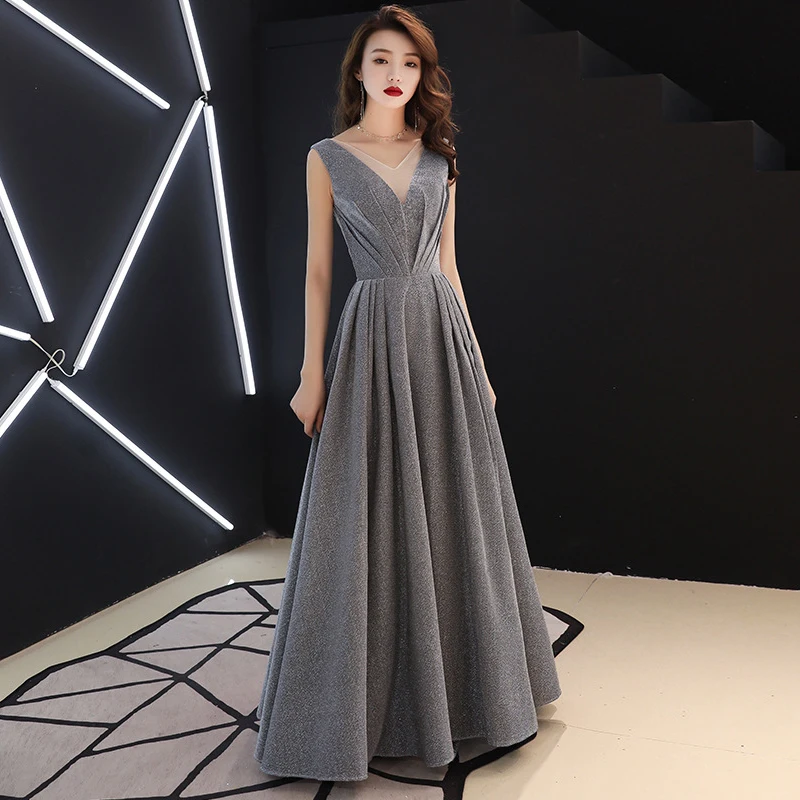 VENFLON 2019 Women Dress Summer Formal Sexy V-neck Sequin Long Party Dress Lady Elegant Bridesmaid Ball Gwon Maxi Dress No Belt
VENFLON 2019 Women Dress Summer Formal Sexy V-neck Sequin Long Party Dress Lady Elegant Bridesmaid Ball Gwon Maxi Dress No Belt