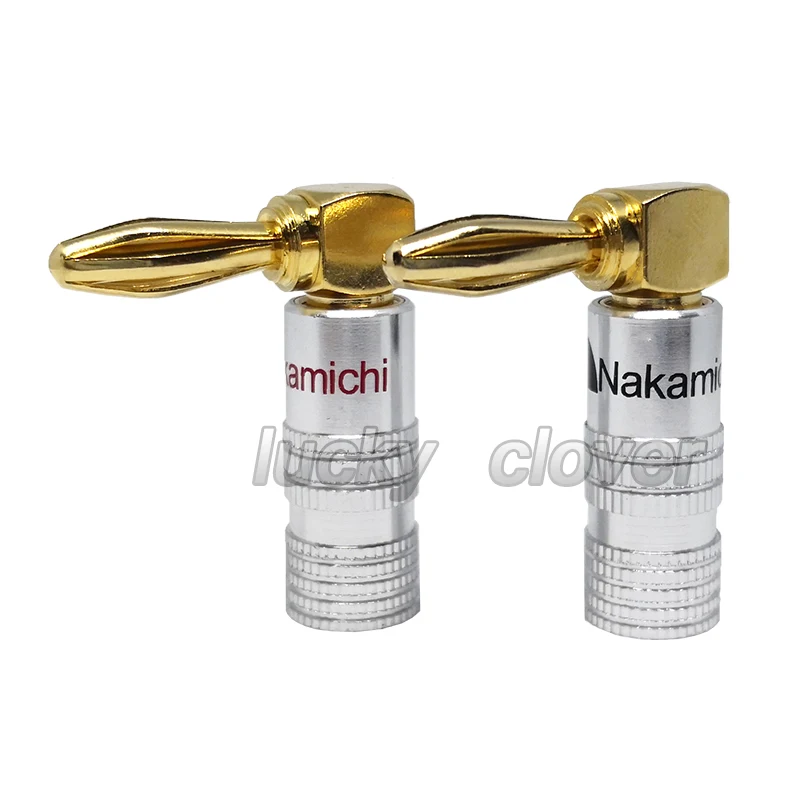 12PCS Right Angle 90 Degree Screws type Banana Plug Speaker Cable Connector Pure Brass Gold Plated Free Shipping
12PCS Right Angle 90 Degree Screws type Banana Plug Speaker Cable Connector Pure Brass Gold Plated Free Shipping