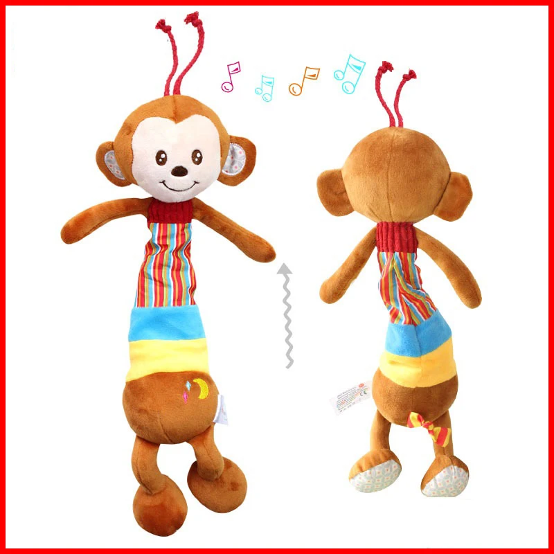 Baby Plush Toys Sleeping Appease Animal Elephant Monkey Music Infant 0-3 Years Old Bed Stroller Crib Hanging Toys Pullerstring
Baby Plush Toys Sleeping Appease Animal Elephant Monkey Music Infant 0-3 Years Old Bed Stroller Crib Hanging Toys Pullerstring