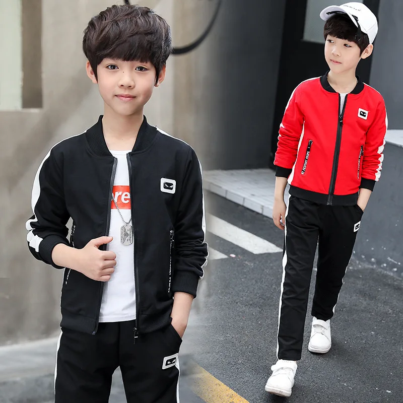 2018 New Spring and Autumn Clothing Boy Cartoon Fashion Casual Sports Zipper Shirt Red Black Two-piece Free Shipping
2018 New Spring and Autumn Clothing Boy Cartoon Fashion Casual Sports Zipper Shirt Red Black Two-piece Free Shipping