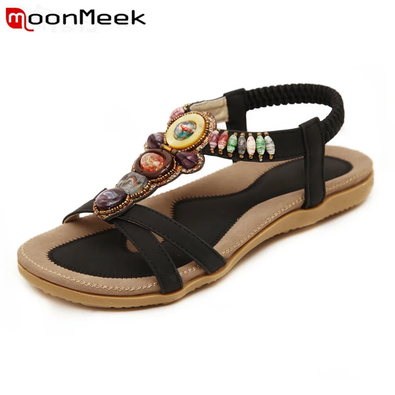 MoonMeek 2020 New shoes woman sandals Bohemia Agate beads prom shoes fashion ethnic style summer shoes comfortable
MoonMeek 2020 New shoes woman sandals Bohemia Agate beads prom shoes fashion ethnic style summer shoes comfortable