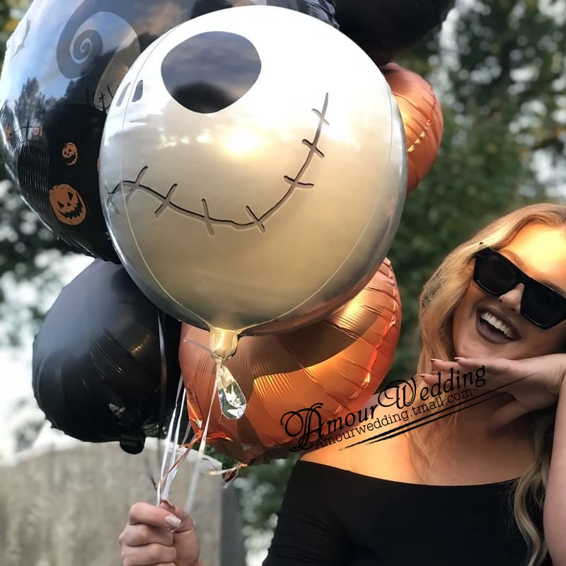 Halloween balloon Black bats Dancing skeletons Vampire princess foil balloon set for crazy halloween party decoration 
Halloween balloon Black bats Dancing skeletons Vampire princess foil balloon set for crazy halloween party decoration