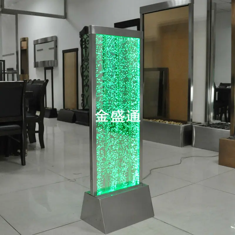 High Quality Stainless steel & Acryic water bubble wall with color changeable light and remote control
High Quality Stainless steel & Acryic water bubble wall with color changeable light and remote control