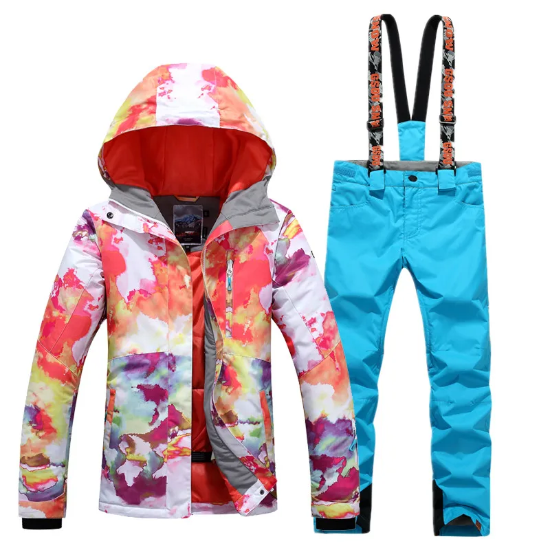 NEW Skiing suits Jackets pants women Snowboarding Sets Female winter Sportswear Breathable Waterproof Warm | Спорт и развлечения
