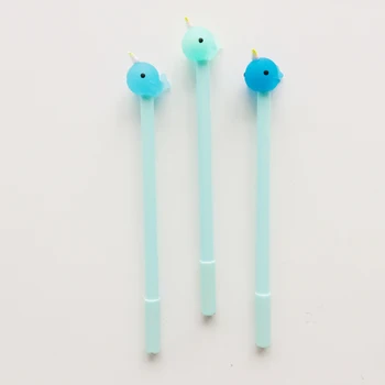 2pcs/lot 0.5mm Black Ink Kawaii Silicone Dolphin Whale Gel Pen Writing Signing Pen School Office Supply Kids Gift Stationery
2pcs/lot 0.5mm Black Ink Kawaii Silicone Dolphin Whale Gel Pen Writing Signing Pen School Office Supply Kids Gift Stationery