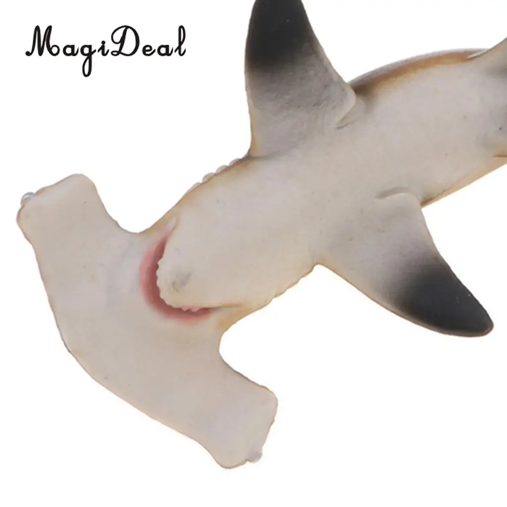 Plastic Ocean Animal Figurine Toy for Kids Toddlers, Vivid Shark Model, Children Birthday Christmas Gift Home Decor