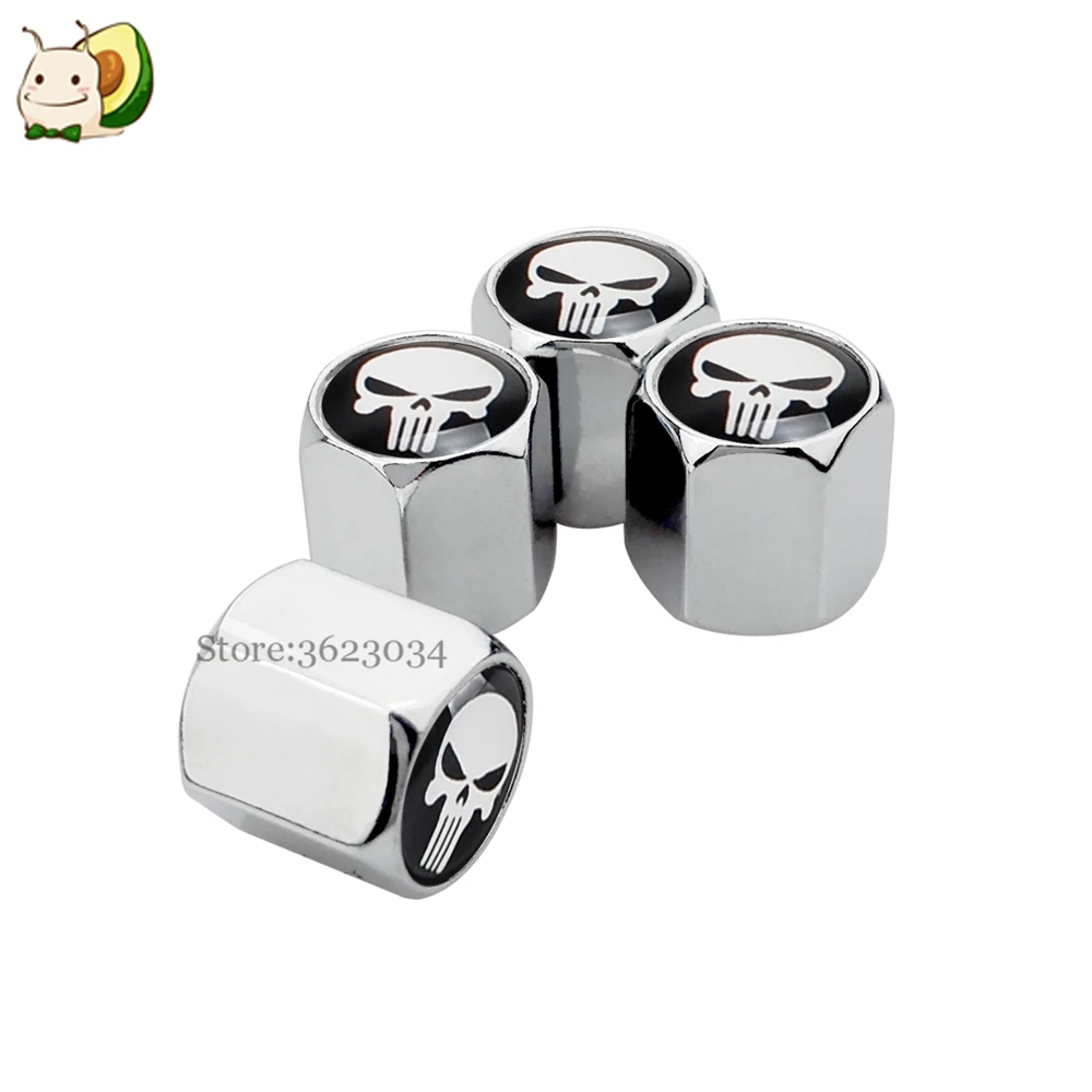 Tire Valve Caps Wheel Stem Cover Skull Logo for Proton Smart Opel Mazda Toyota Volvo Roewe Zotye Car Styling
Tire Valve Caps Wheel Stem Cover Skull Logo for Proton Smart Opel Mazda Toyota Volvo Roewe Zotye Car Styling