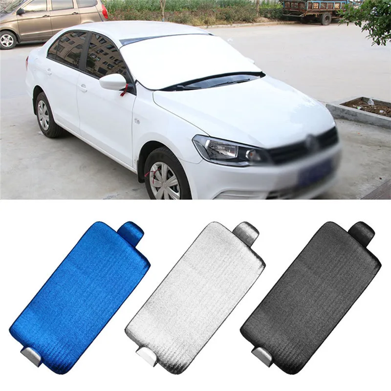 150 * 70CM Car Covers Windscreen Sunshade Front Window Auto Reflective Aluminum foil Car Snow Block Blue Silver Black
150 * 70CM Car Covers Windscreen Sunshade Front Window Auto Reflective Aluminum foil Car Snow Block Blue Silver Black