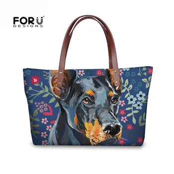 FORUDESIGNS Cool Dog Women Shoulder Messenger Bag Casual Big Shopping Bags Flowers Pattern Travel Tote For Girl Bolsas Femininas
FORUDESIGNS Cool Dog Women Shoulder Messenger Bag Casual Big Shopping Bags Flowers Pattern Travel Tote For Girl Bolsas Femininas